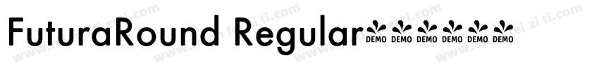 FuturaRound Regular字体转换
